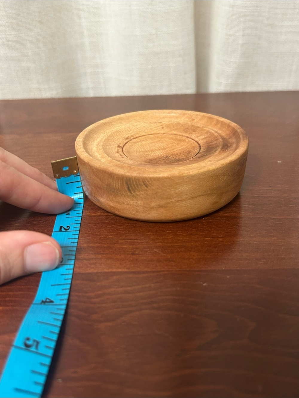 Wood Soap Dish | Sycamore Handcrafted Wooden Soap Holder Rustic Bathroom Decor - Picture 6 of 6